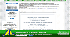Desktop Screenshot of animalshelterofmv.org