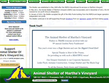Tablet Screenshot of animalshelterofmv.org